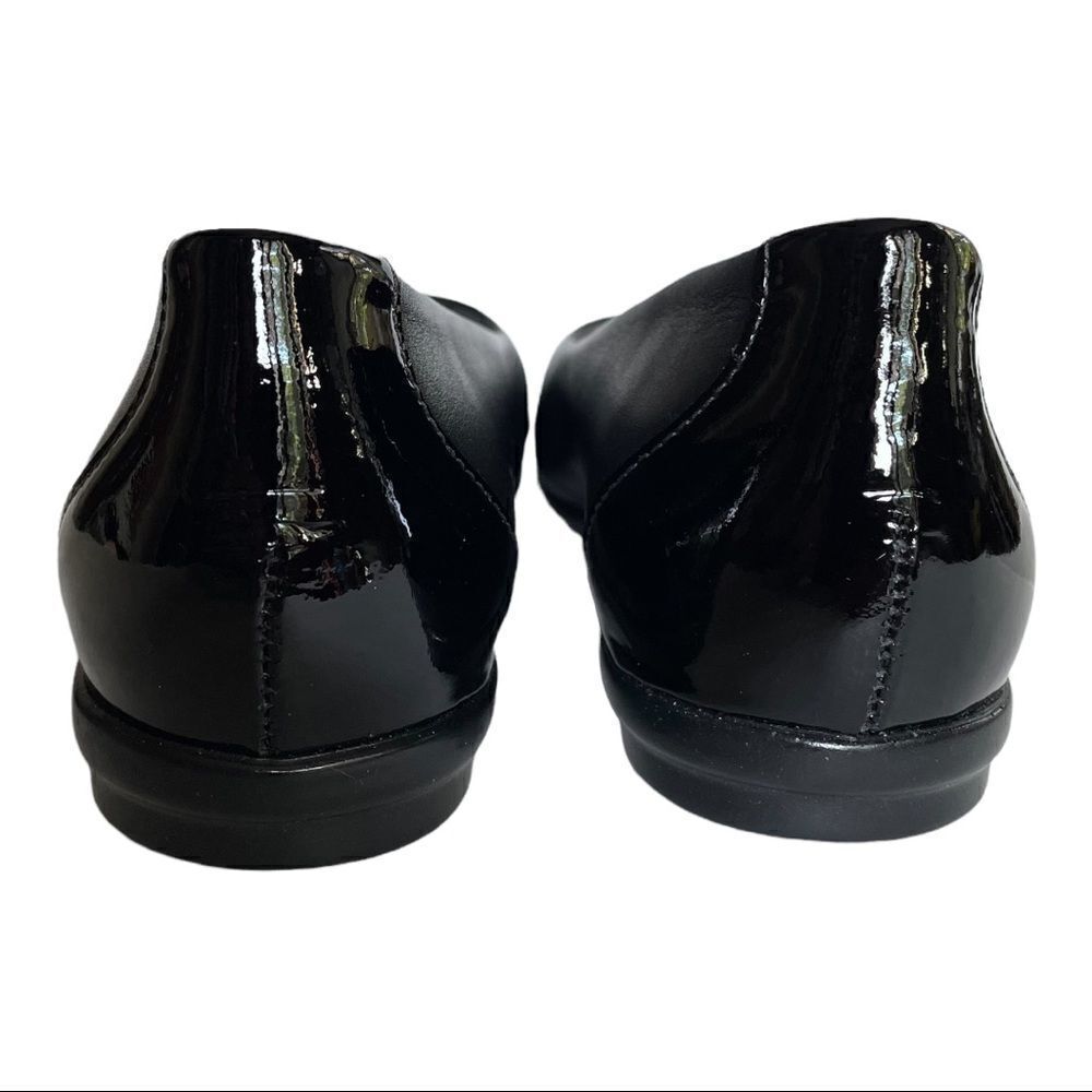New SAS Scenic Ballet Flat Black Patent Leather Loafer Arch Support Women 8.5 - Picture 3 of 10